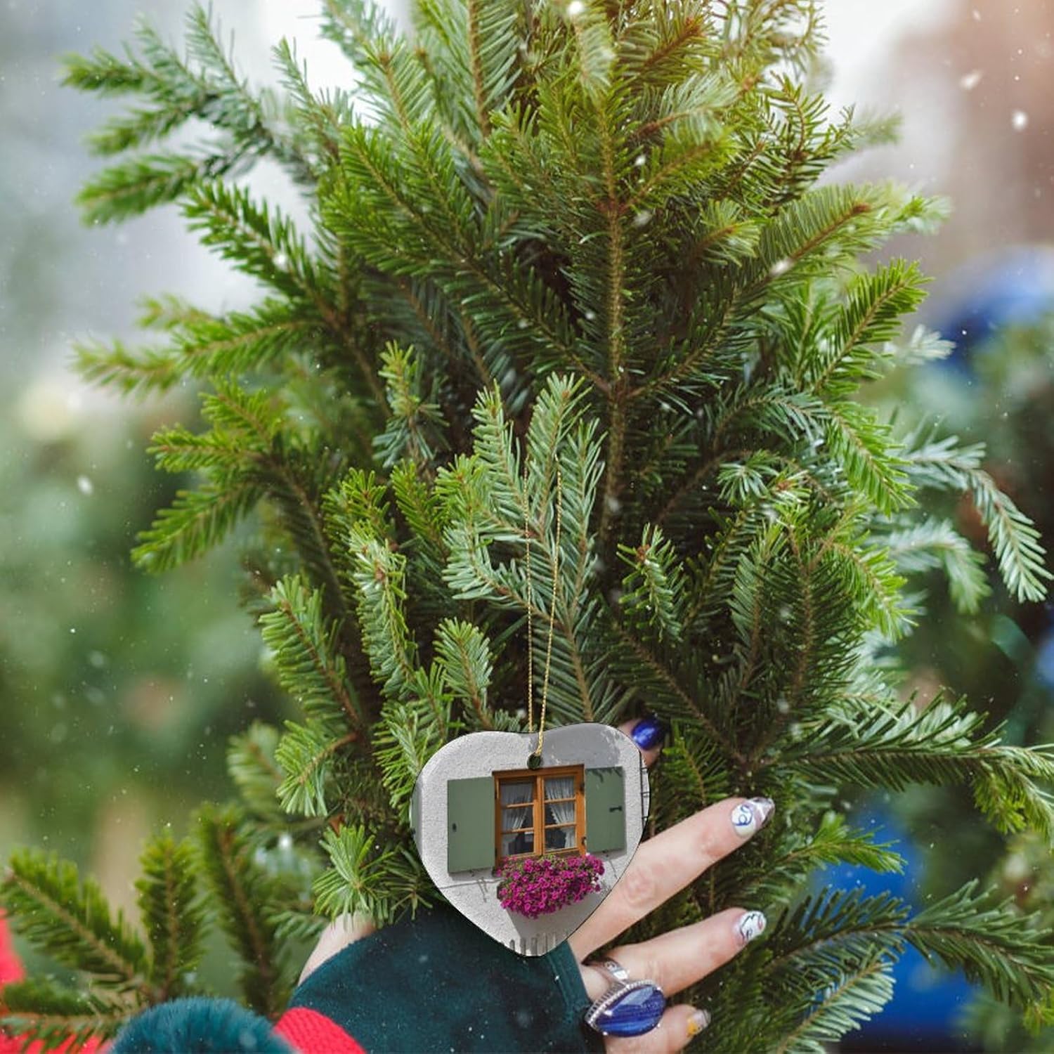 Decoración de Navidad para decoración de árbol de Navidad, decoración de árbol de Navidad, regalo de Año Nuevo, regalos de fiesta de Año Nuevo para