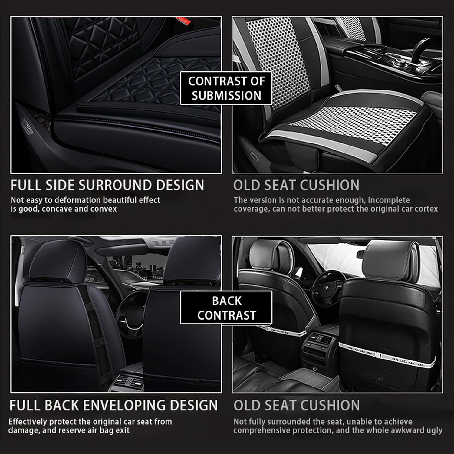 Fundas de asiento de automóvil para Mercedes-Benz Sprinter 2500 2023, funda de asiento de automóvil de cuero de alta calidad de 2 asientos, funda de