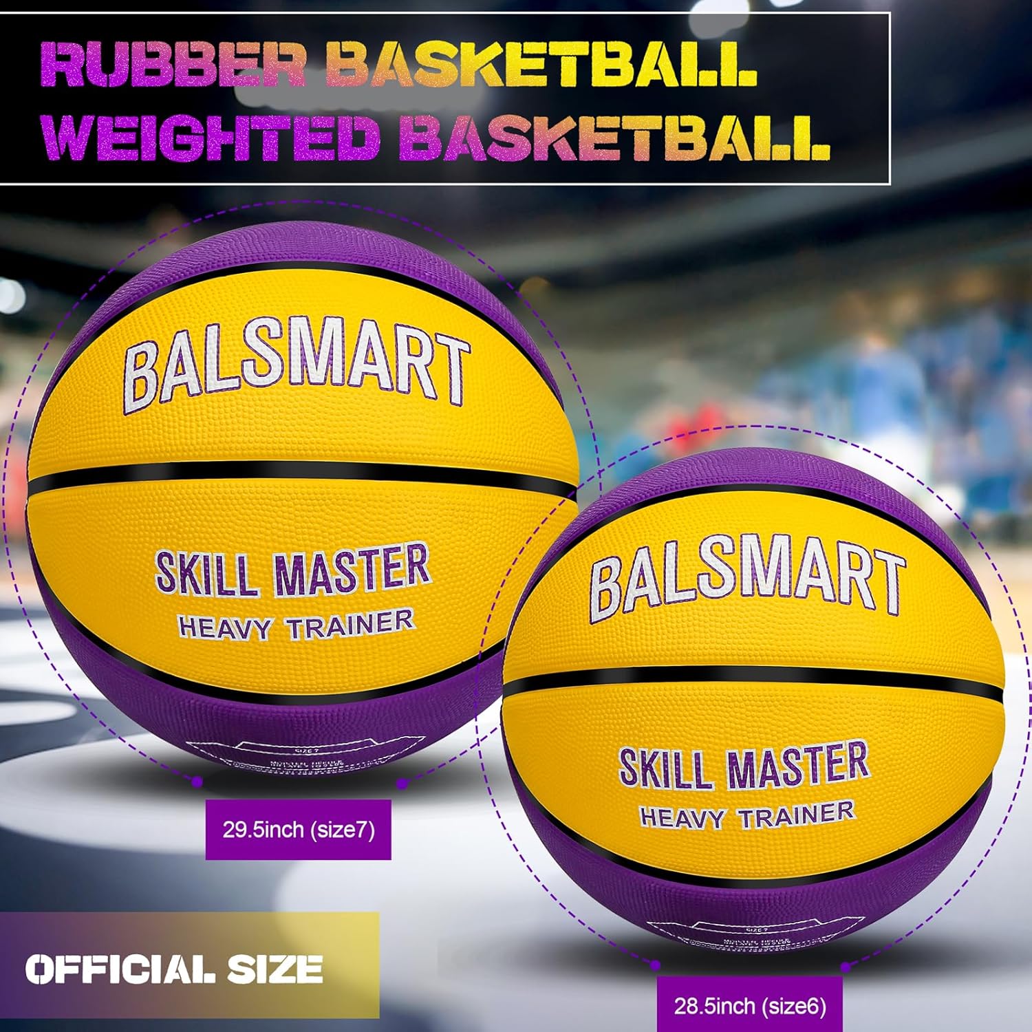 Baloncesto pesado pesado, entrenamiento de habilidades maestras de baloncesto para mejorar el manejo de la pelota, driblar, pasar y rebotar la
