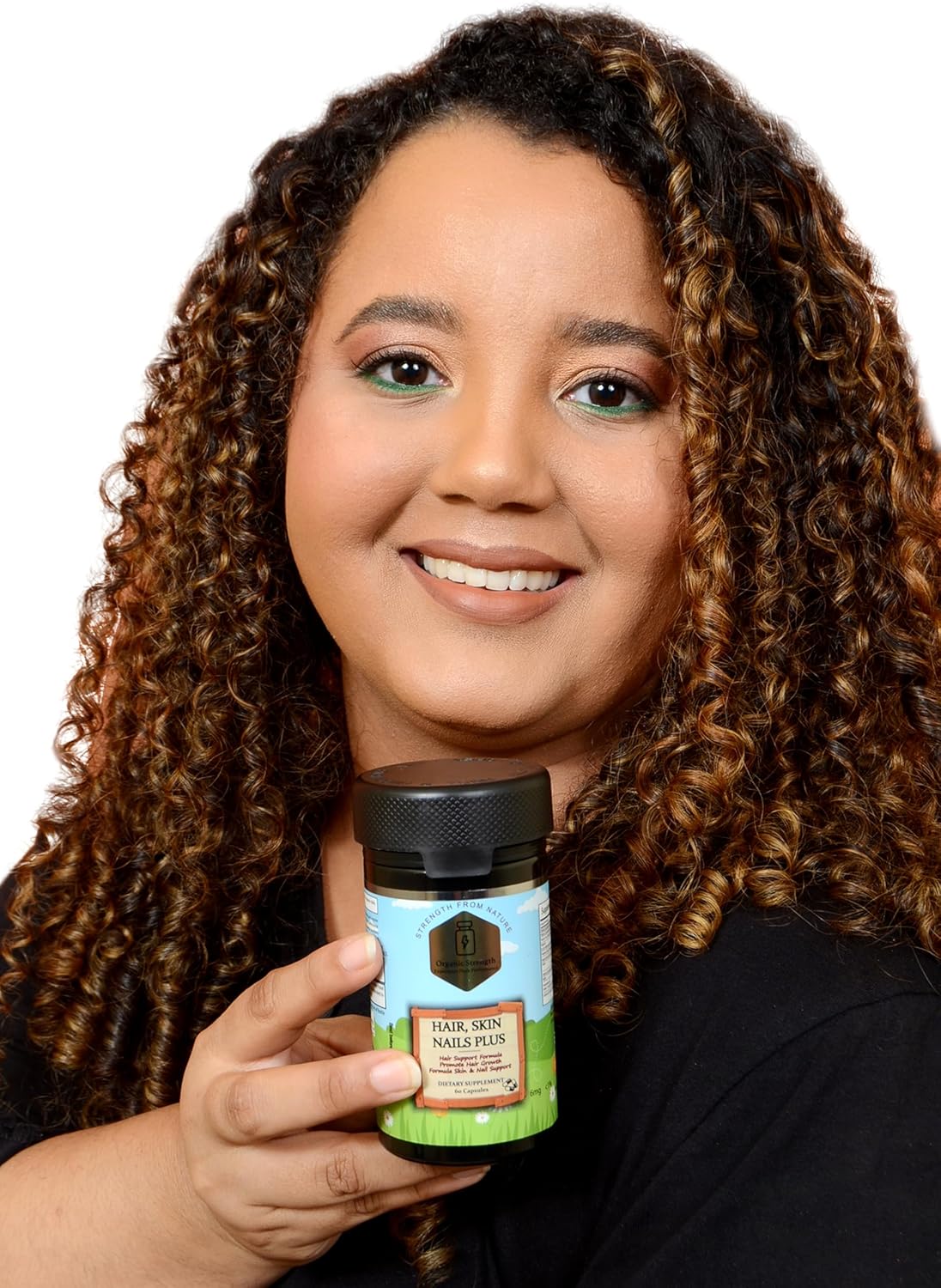 Pelo, piel, uñas y cápsulas desbloquea tu belleza natural desde dentro! 5000mcg de biotina, vitamina B1, B6, A, C, D, E, folato 1467 mcg, vitamina