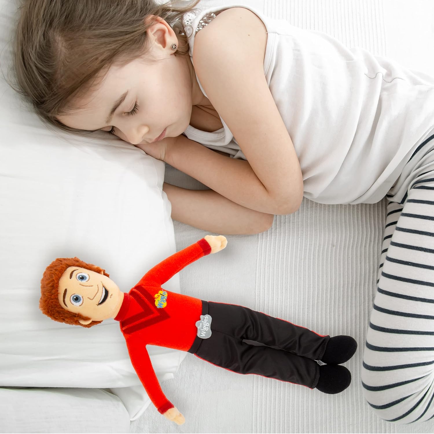 Muñeco de peluche The Wiggles – Simon – Red Wiggle – Muñeca mide 14 pulgadas para niños y niñas – Wiggles Fans – Juguete Wiggles con licencia oficial