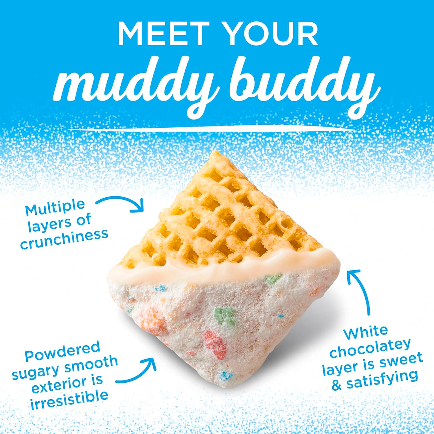 Chex Mix Muddy Buddies Funfetti Snack Mix, 9 onzas