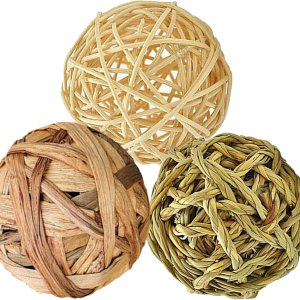 SunGrow Pelotas masticables surtidas de conejo y gato, juguete de actividad de dentición para mascotas de bolsillo, mejora la salud dental, SunGrow Pelotas masticables surtidas de conejo y gato, juguete de actividad de dentición para mascotas de bolsillo, mejora la salud dental,