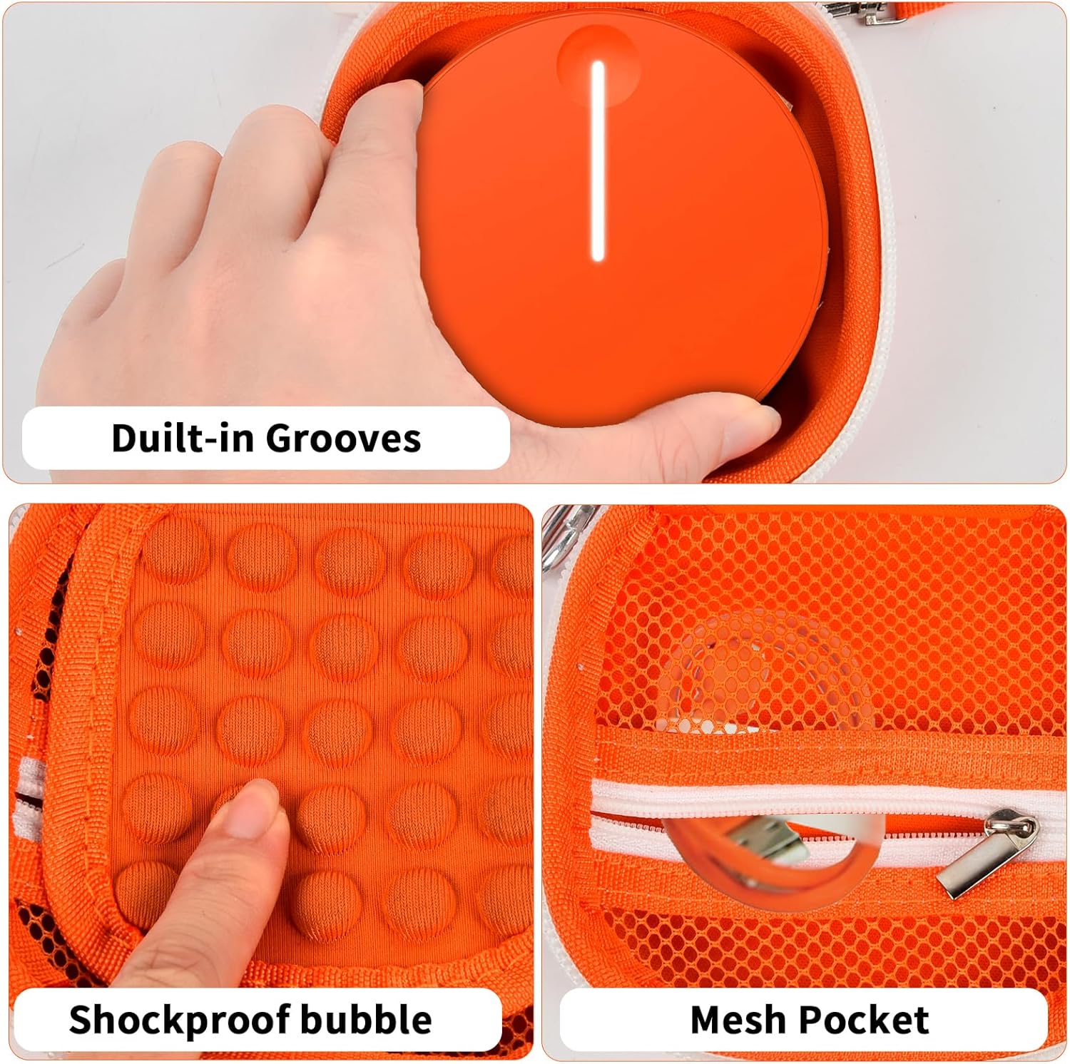 Boobowl Funda rígida compatible con SIMOSkyroam Solis Lite 4G LTE portátil WiFi Hotspot móvil, bolsa de almacenamiento de enrutador de viaje con