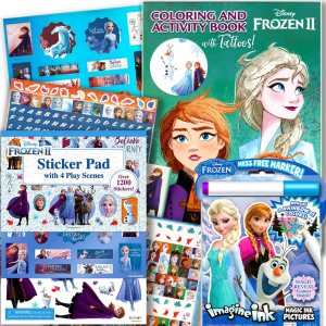Disney Frozen 2 – Juego de actividades de libro para colorear con calcomanías e imaginación Disney Frozen 2 – Juego de actividades de libro para colorear con calcomanías e imaginación