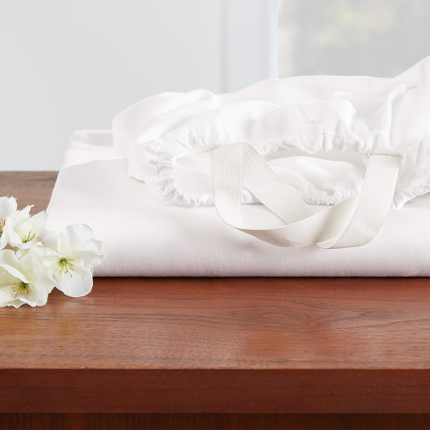 Empyrean Bedding – Sábanas bajeras tamaño Queen, con sábana de cajón extra profunda  Juego de sábanas bajeras extra profundas, de 24 pulgadas, con 2