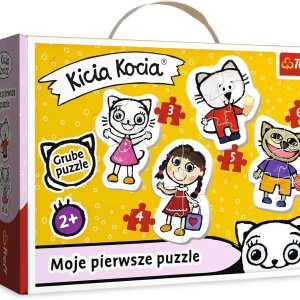 Trefl, Rompecabezas de 3 a 6 piezas, 4 juegos, Baby Classic, para niños a partir de 2 años Trefl, Rompecabezas de 3 a 6 piezas, 4 juegos, Baby Classic, para niños a partir de 2 años