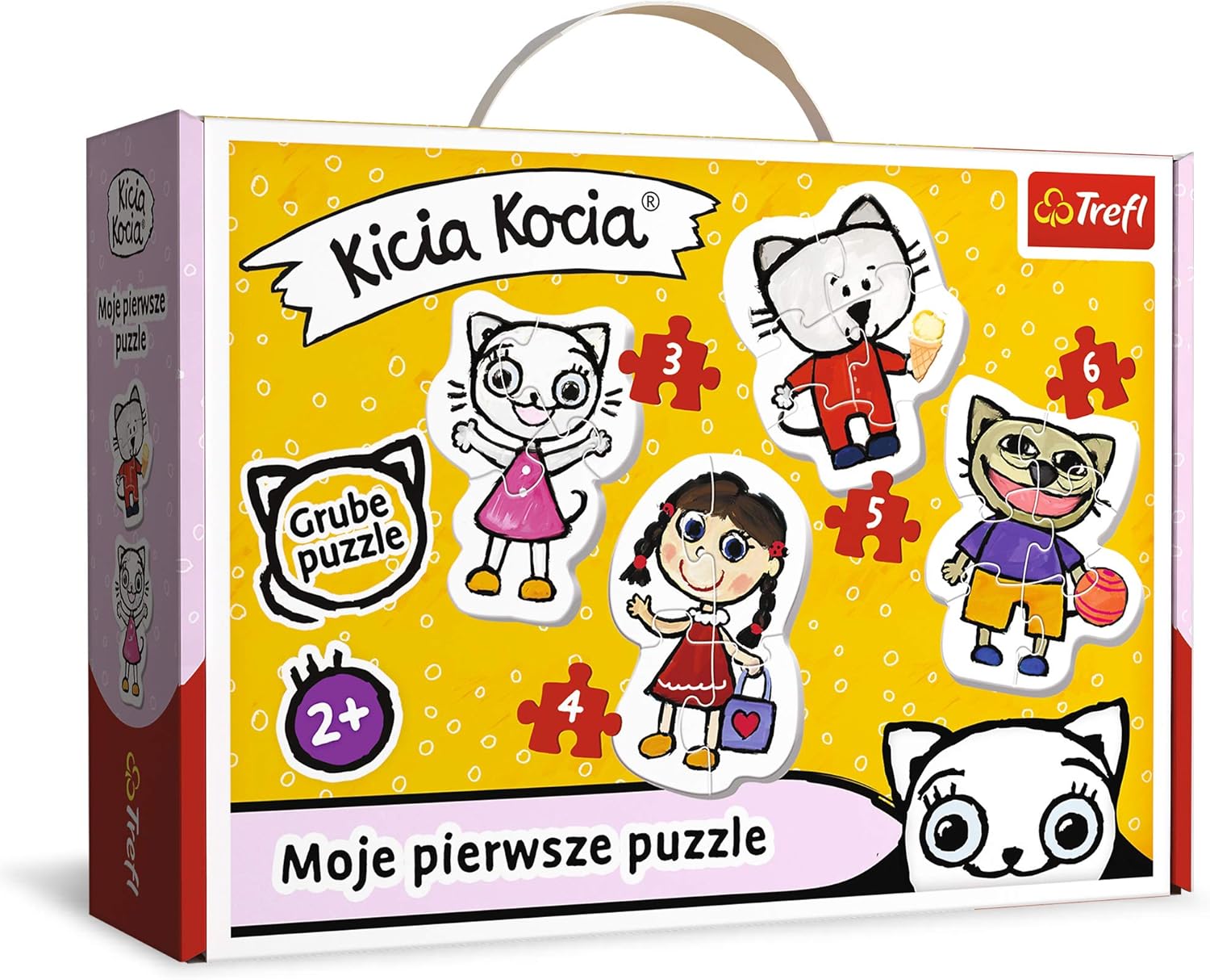 Trefl, Rompecabezas de 3 a 6 piezas, 4 juegos, Baby Classic, para niños a partir de 2 años