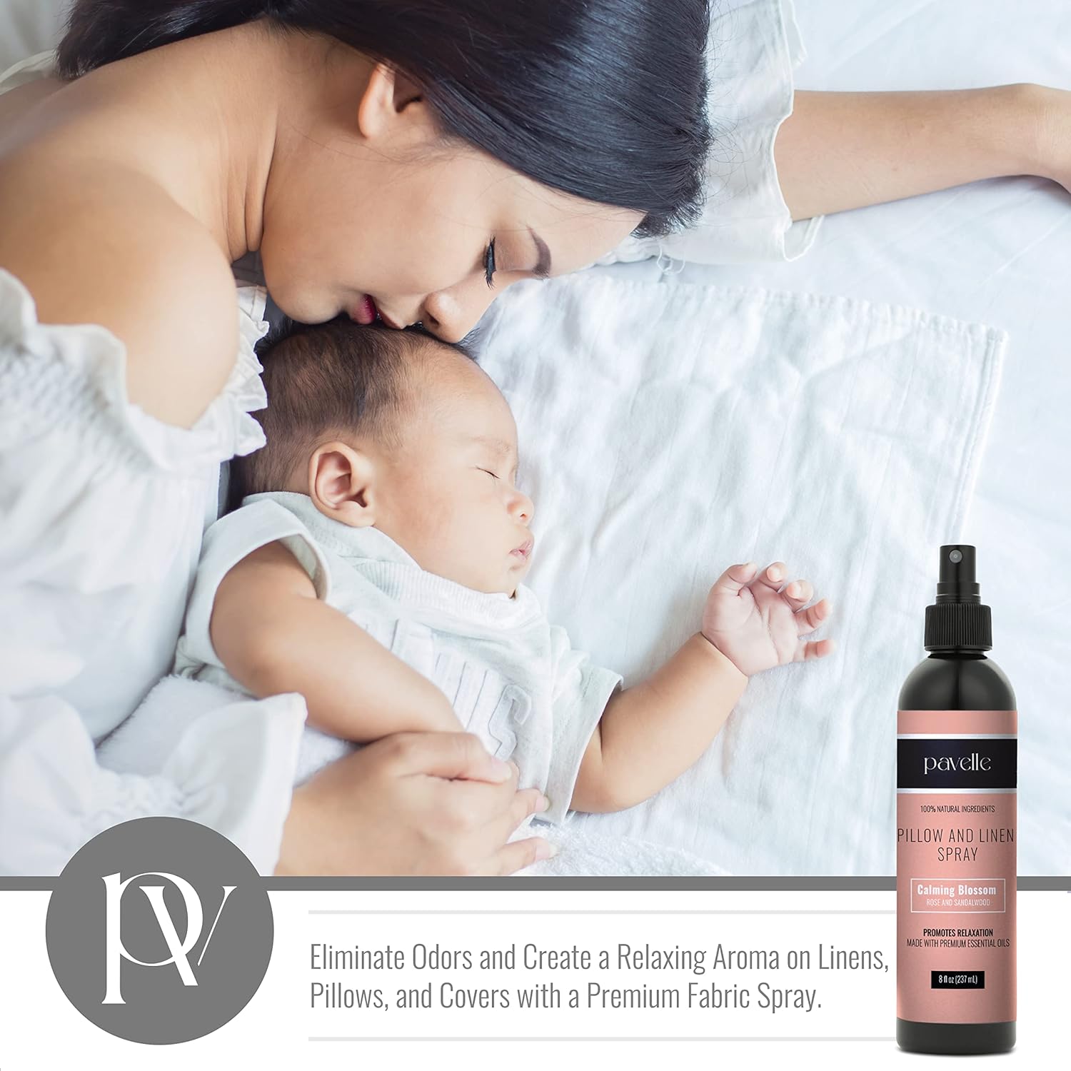 Pillow & Linen Spray Relajante Aromaterapia Refrescador y Niebla para Sábanas y Ropa de Cama Aceites Esenciales Naturales para Sueño Profundo,