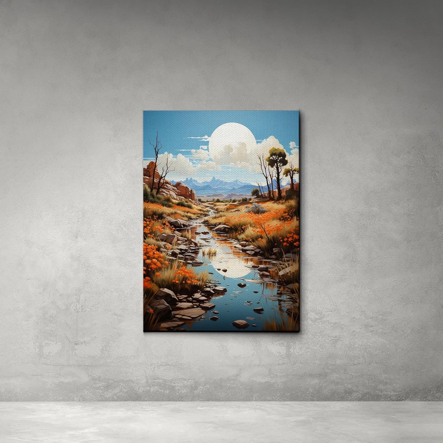 Red Mesa, Archival Print of Landscape Prints of Red Mountain in Mesa, Arizona, Wall Art, Home Decor