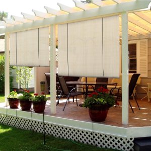 TANG Sunshades Depot – Cortina de rodillo para exterior TANG Sunshades Depot – Cortina de rodillo para exterior