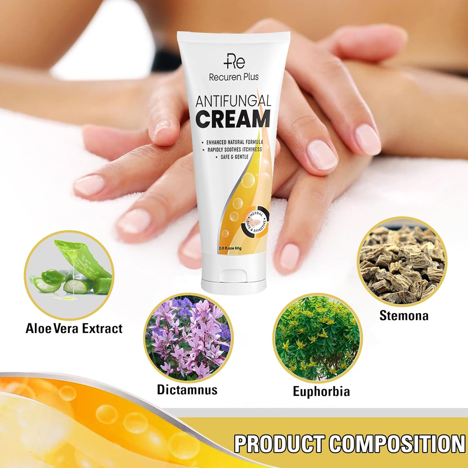 Crema antifúngica Tratamiento de pies de atletas – Tratamiento Versicolor de tiña – Crema de comezón jock – Tratamiento de pies de atletas extra