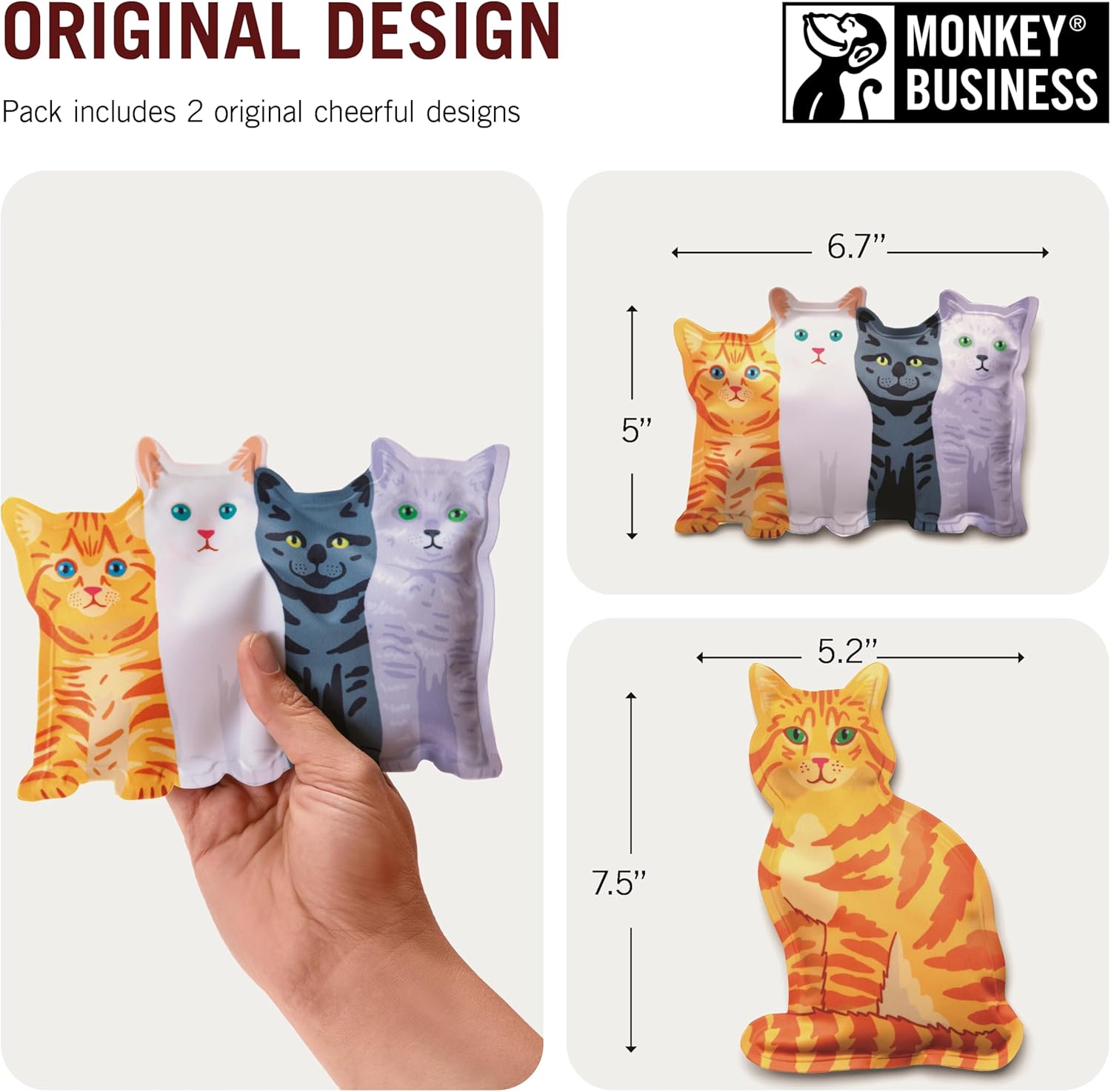 Monkey Business Icepadz – Juego de hielo suave, bolsas de hielo reutilizables para biberones y leche materna, bolsa de hielo delgada para