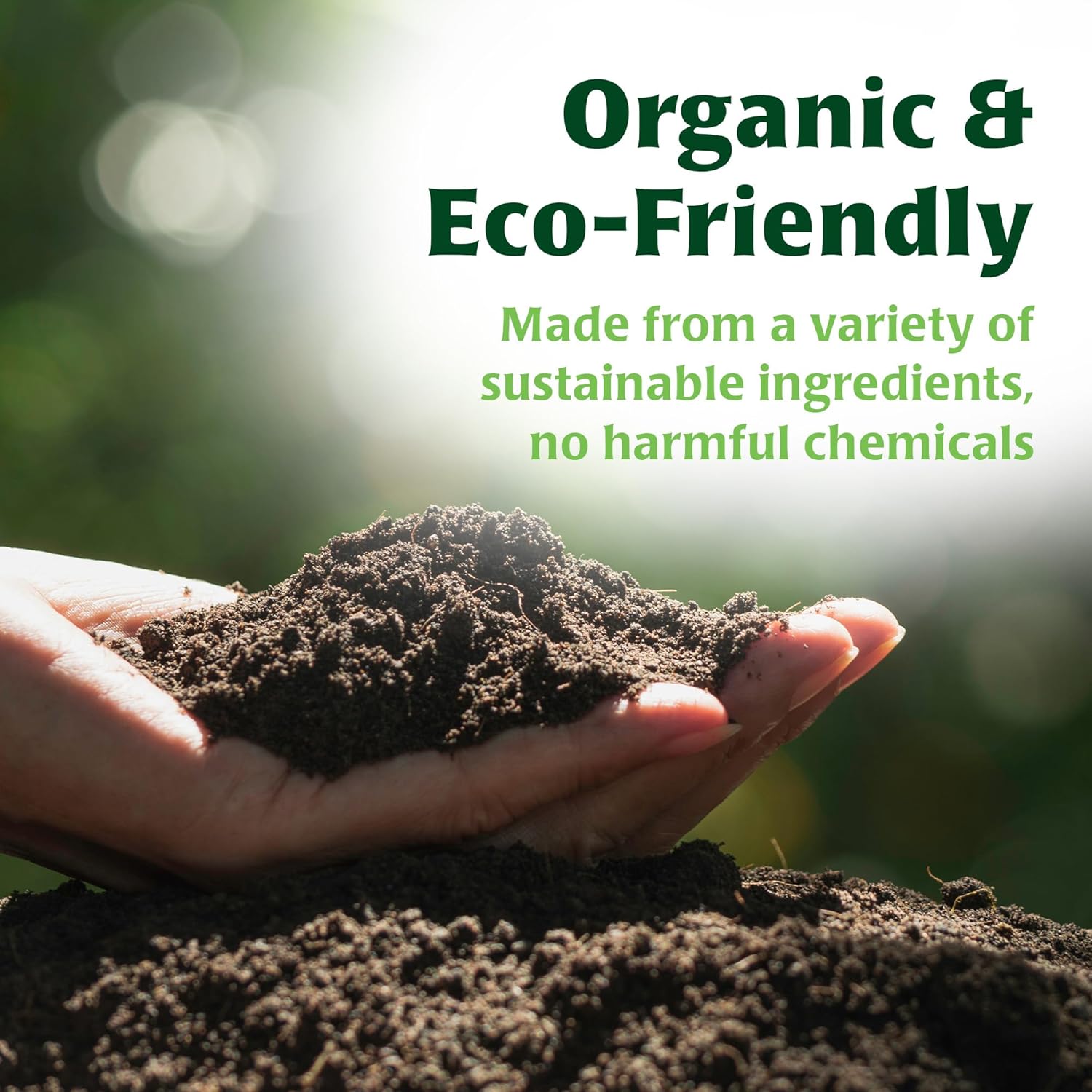 GreenGro Fertilizante orgánico multiusos  Alimento para plantas de interior y exteriorIdeal para huertos y plantas de interiorNutrientes avanzados