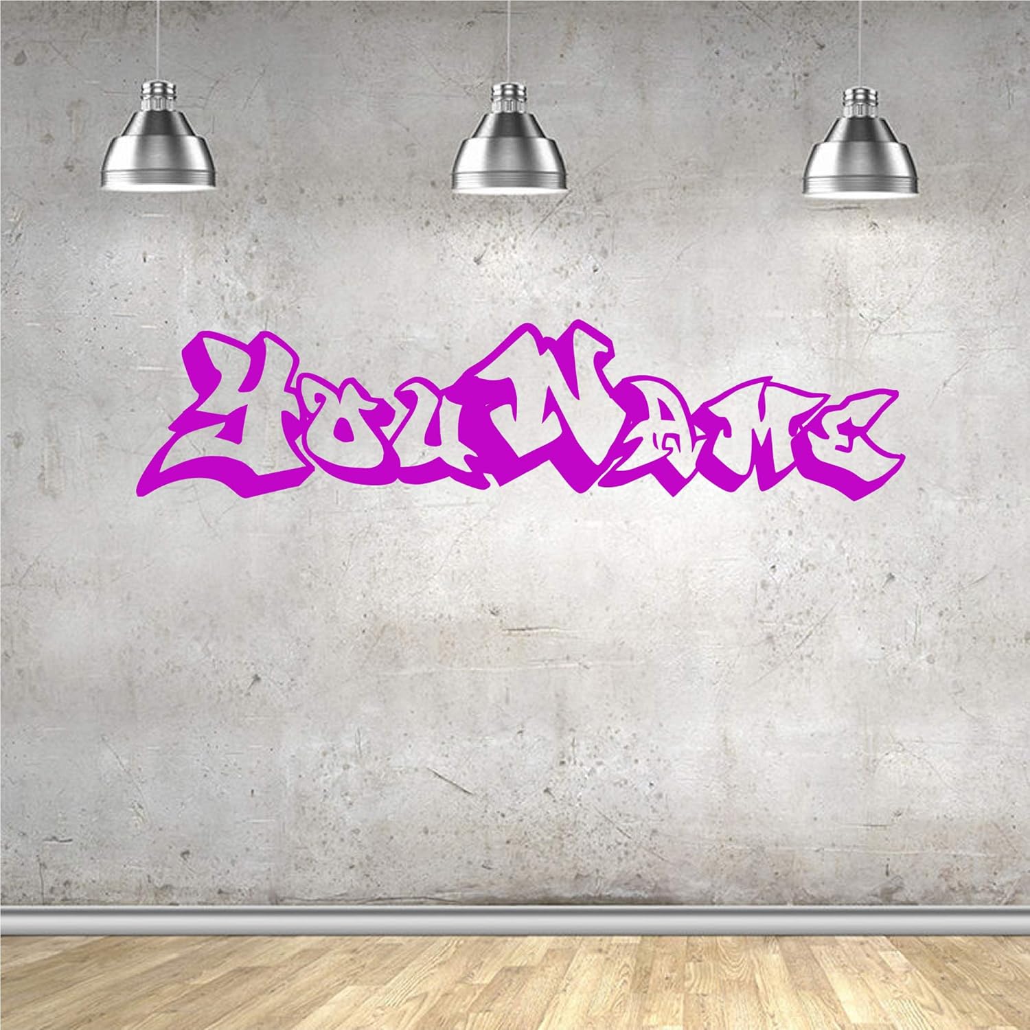 Graffiti – Adhesivo decorativo para pared, calcomanía de pared personalizada, calcomanía de nombre para pared, calcomanía de pared con nombre