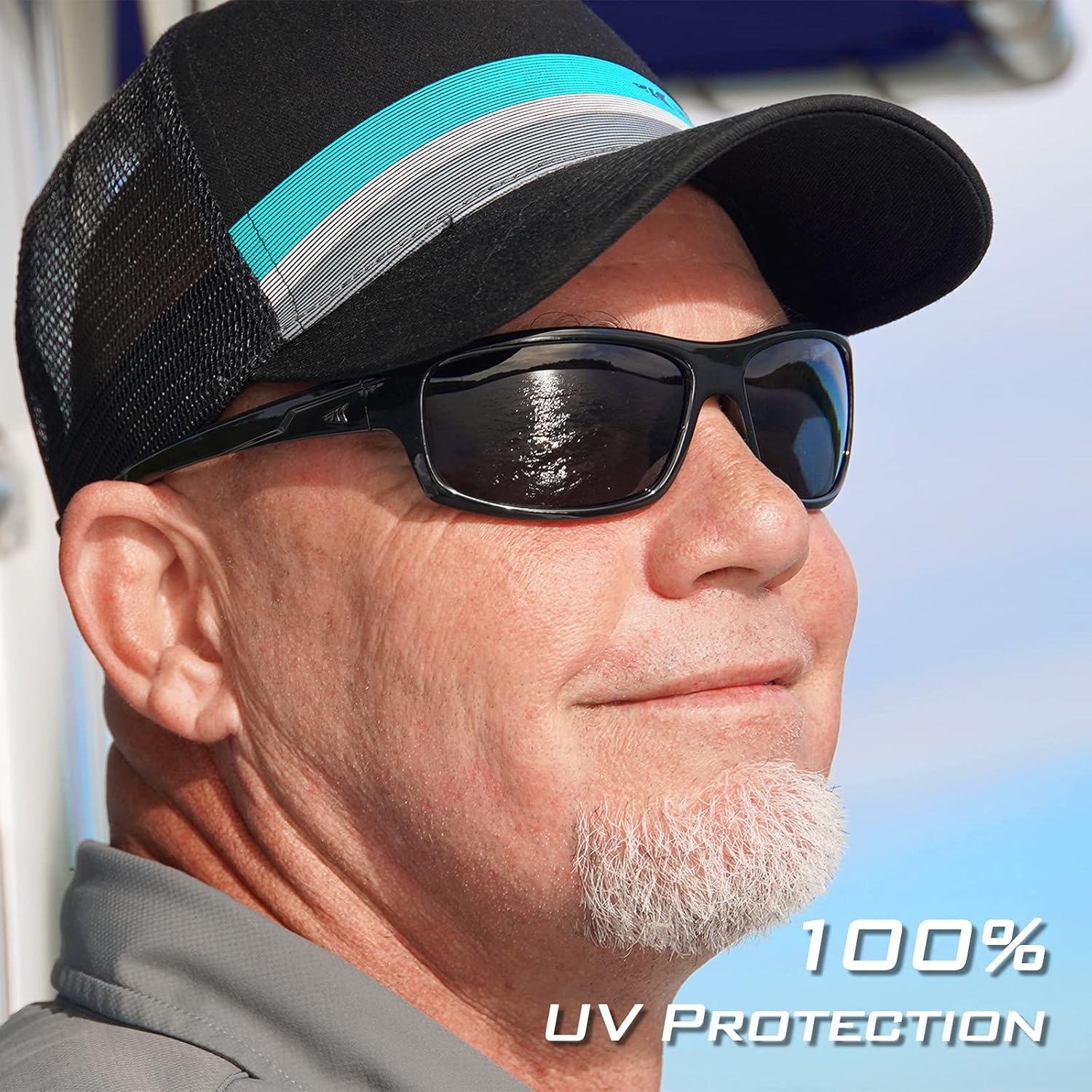 KastKing Kateel Lentes de sol deportivos, polarizados, para hombres y mujeres, ideales para conducir, pesca, ciclismo y correr, protección