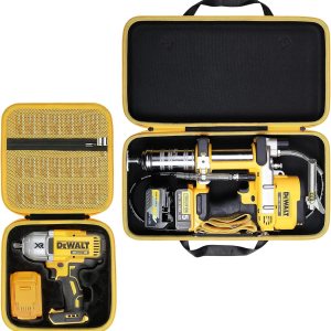 khanka Estuche rígido para Dewalt DCGG571M1DCGG571B kit de pistola de grasa + estuche rígido para llave de impacto de alto par DEWALT 20V MAX XR khanka Estuche rígido para Dewalt DCGG571M1DCGG571B kit de pistola de grasa + estuche rígido para llave de impacto de alto par DEWALT 20V MAX XR