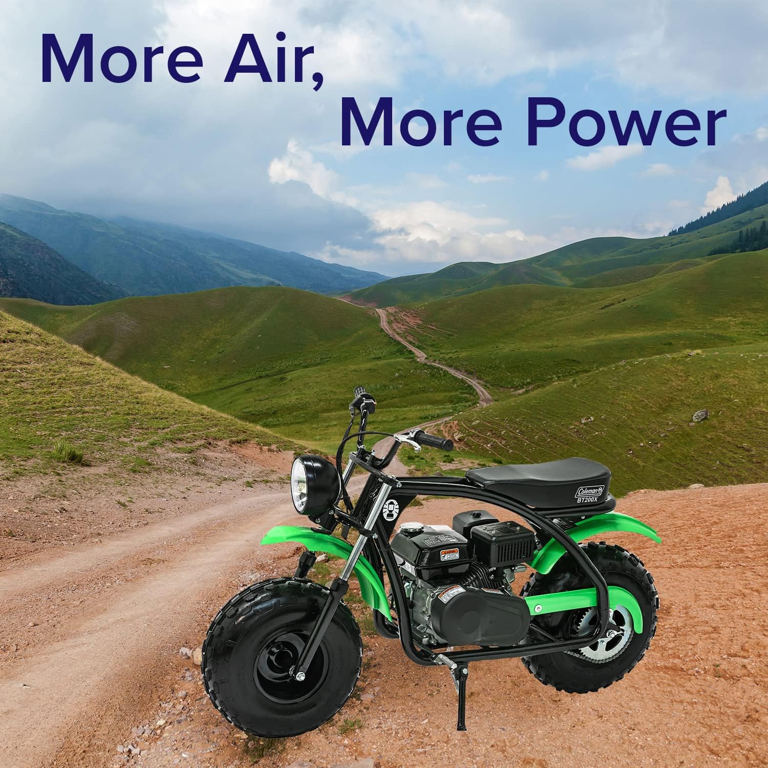 AlveyTech Kit de admisión de filtro de aire de alto rendimiento compatible con Coleman BT200X y CT200U 212cc Mini Bike – Limpiador de aire del