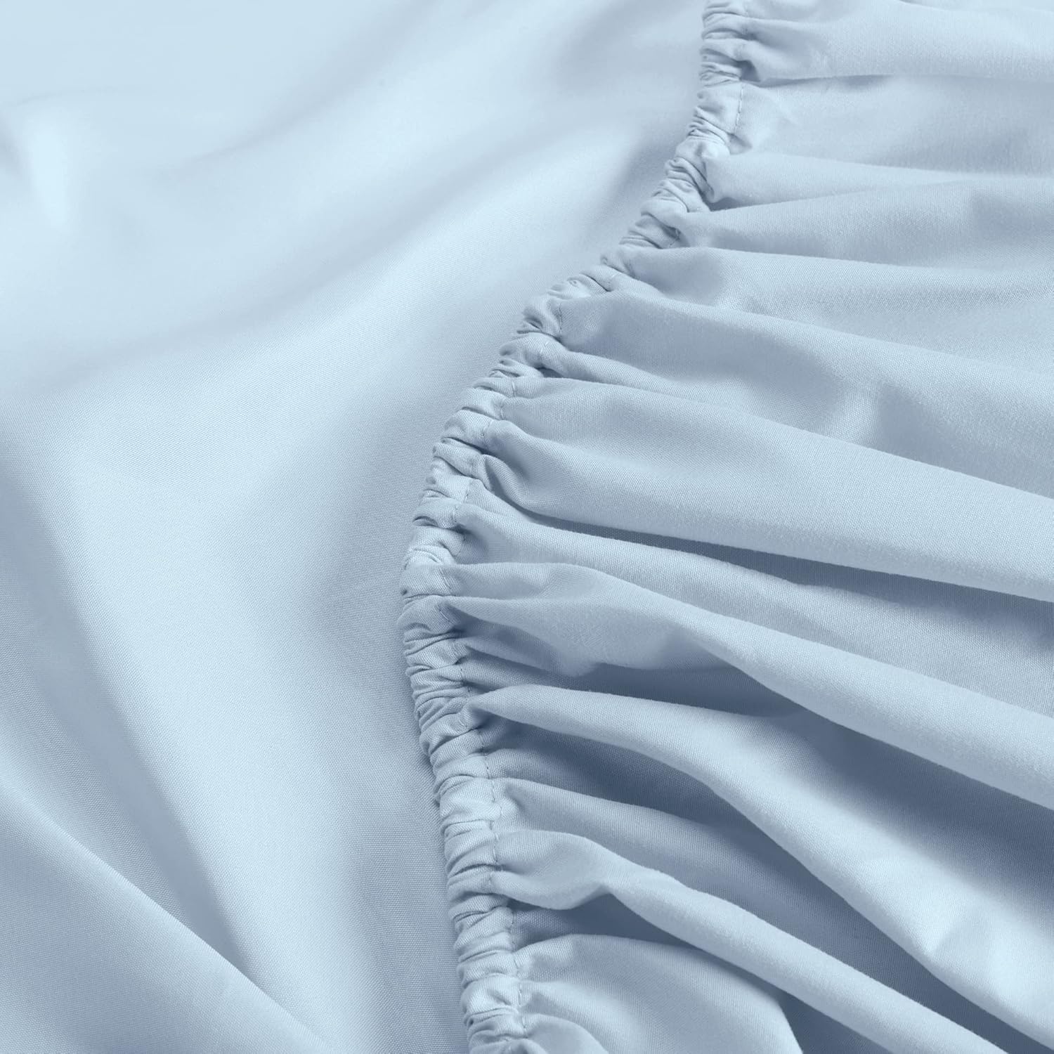 SERTA Simply Clean – Juego de sábanas de 4 piezas con bolsillo profundo, hipoalergénicas, resistentes a las manchas, tamaño matrimonial, color