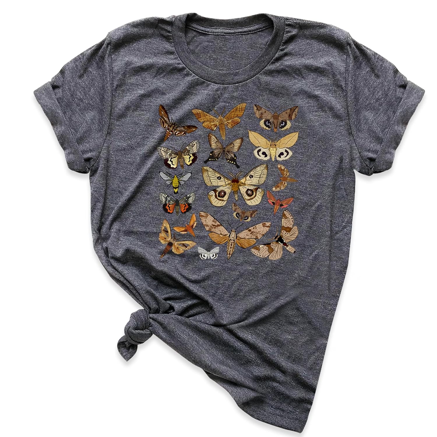 Aesthetic Moth Insect T-shirt, Cottagecore Nature Illustration Graphic Tee, Botanical Shirt, Unisex Entomology Clothes, Butterfly Spiritual T Shirt,
