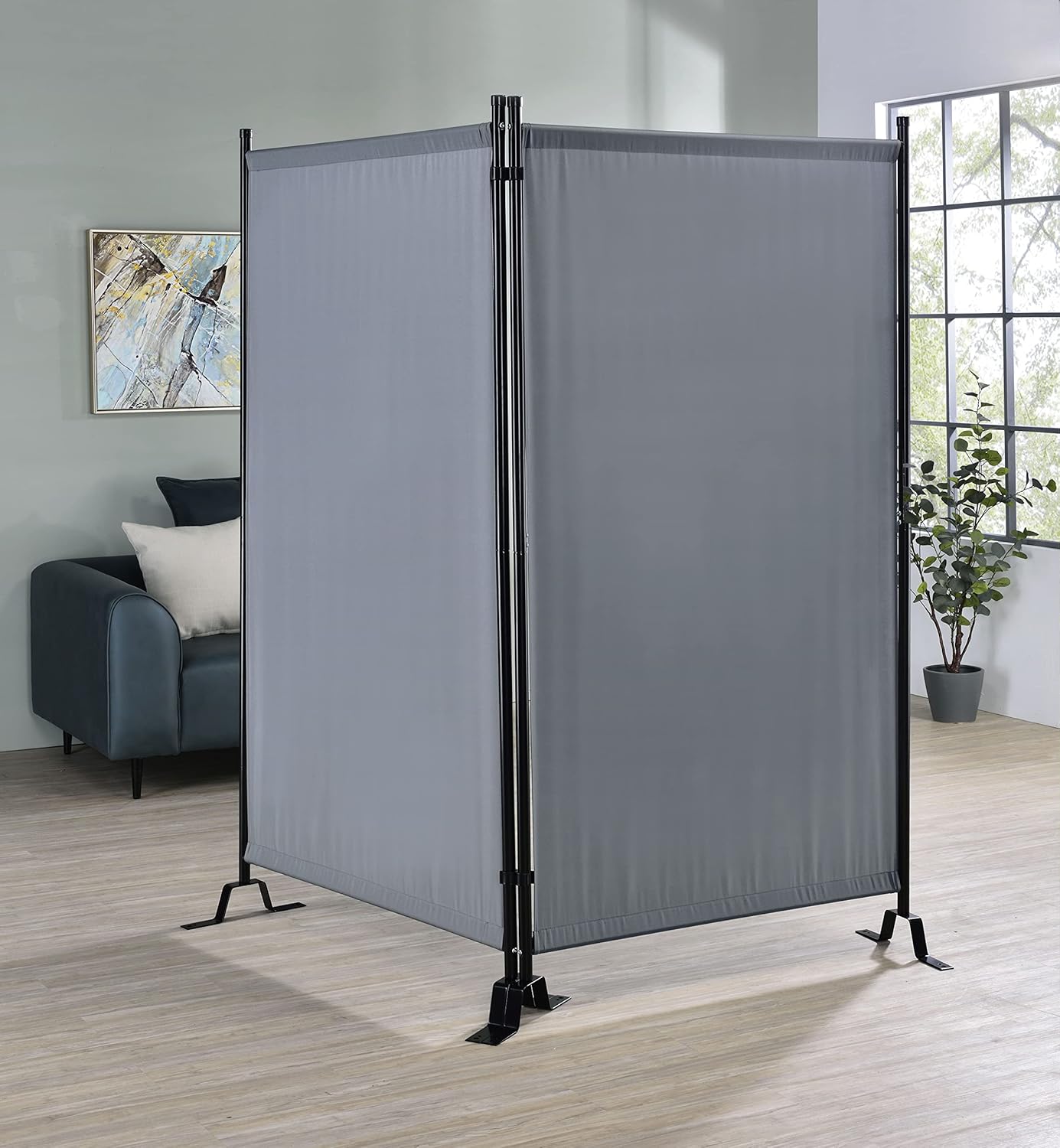 Proman Products FS27185 Galaxy – Divisor de habitación para interiores y exteriores (2 paneles, 36 pulgadas con panel), tela repelente al agua,