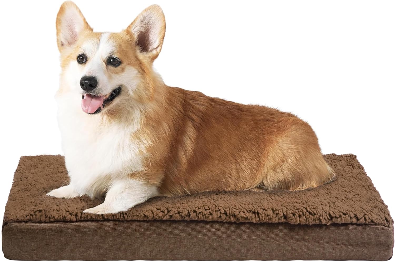 Cama para perros grandes, cama ortopédica grande de espuma viscoelástica para perros con funda extraíble lavable y parte inferior antideslizante,