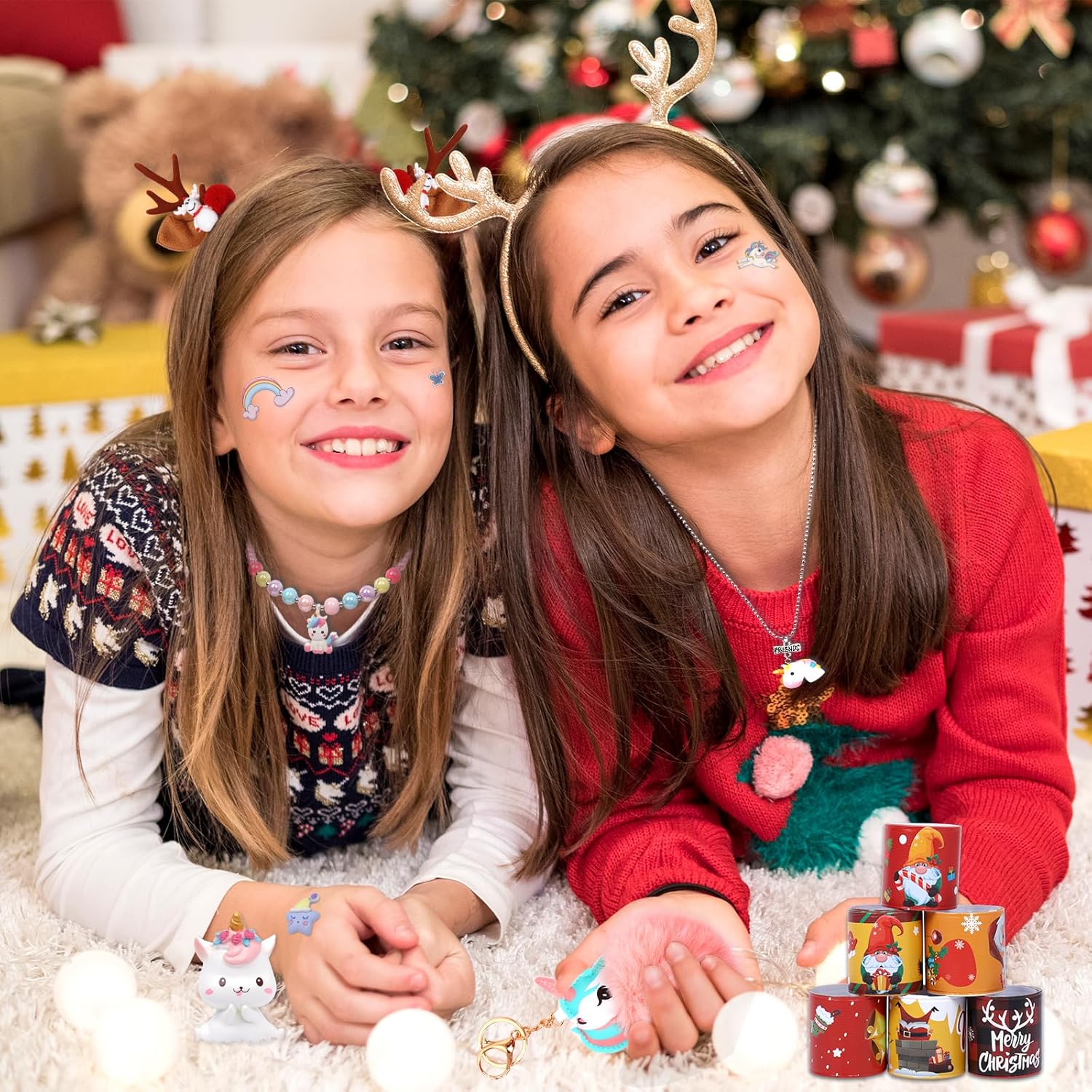 Calendario de Adviento 2023 para niñas, calendario de Adviento de unicornio 2023 para niños, calendario de Adviento de princesa 2023, joyería,