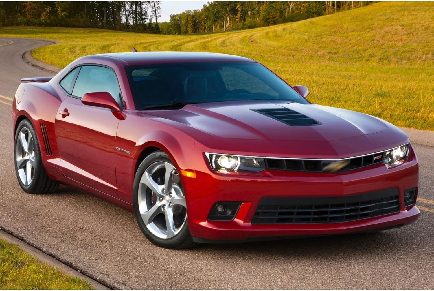 Xotic Tech – 6 calcomanías de vinilo con incrustaciones de vinilo para carrocería L&R para ventilación lateral, compatible con Chevrolet Camaro