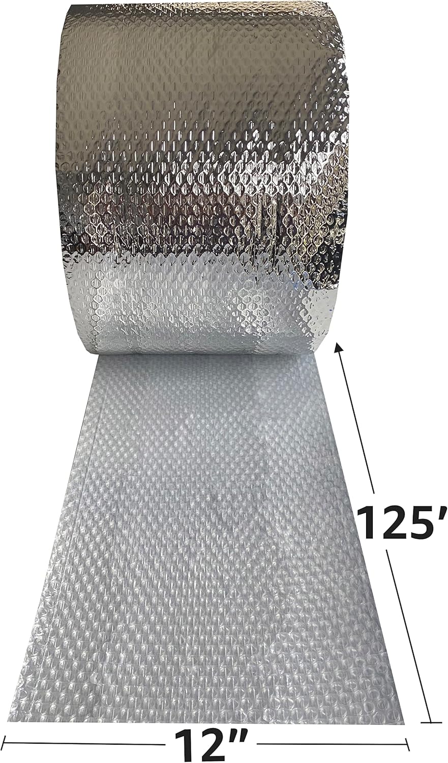 Amortiguación termalizada de burbujas para aislamiento y embalaje Tamaño 12 “Ancho x 125 ‘ de longitud, mejor utilizado para controles de