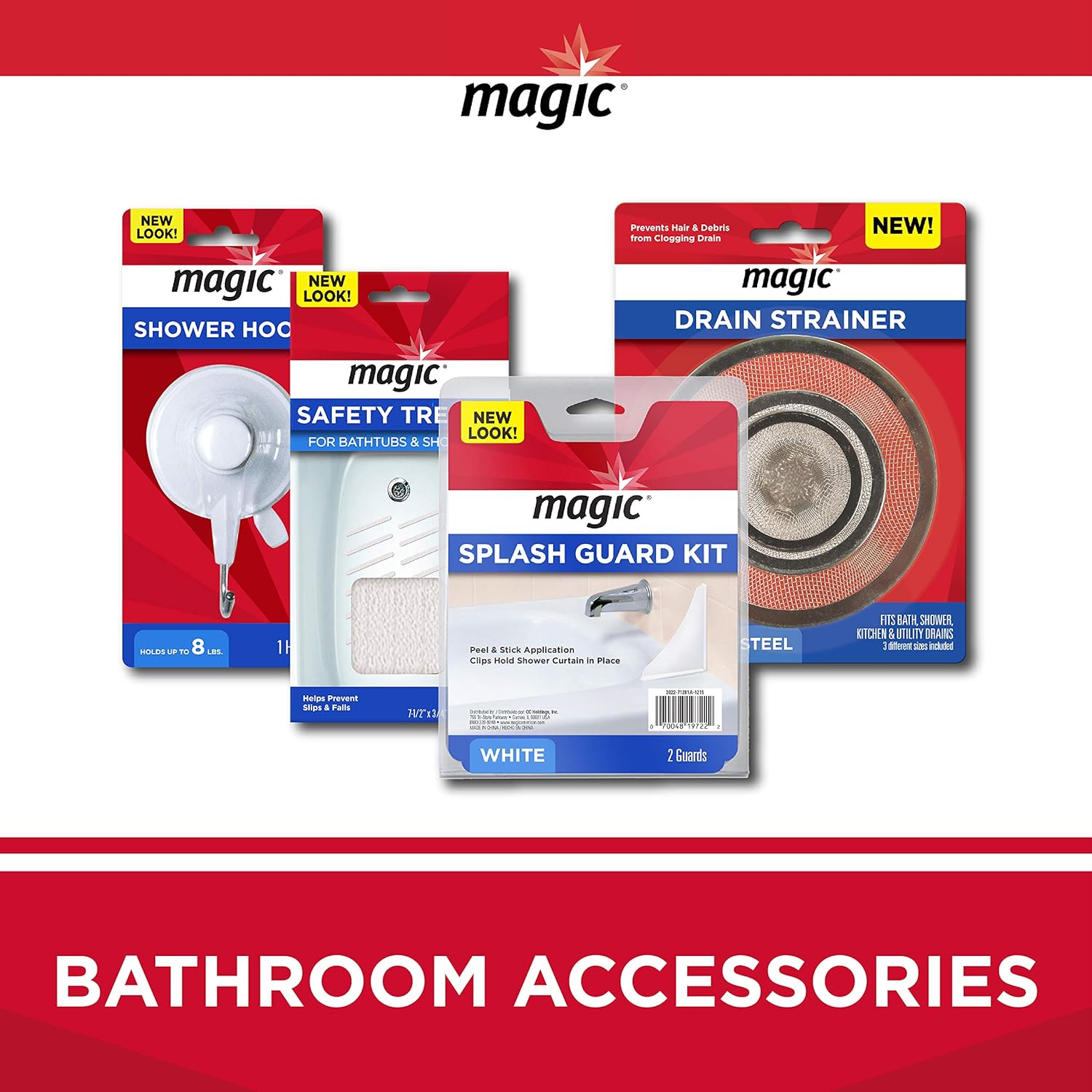 MAGIC 3124 Kit de reacabado de tinas y azulejos, blanco brillante, pintura sobre superficies de fibra de vidrio acrílica de porcelana de cerámica