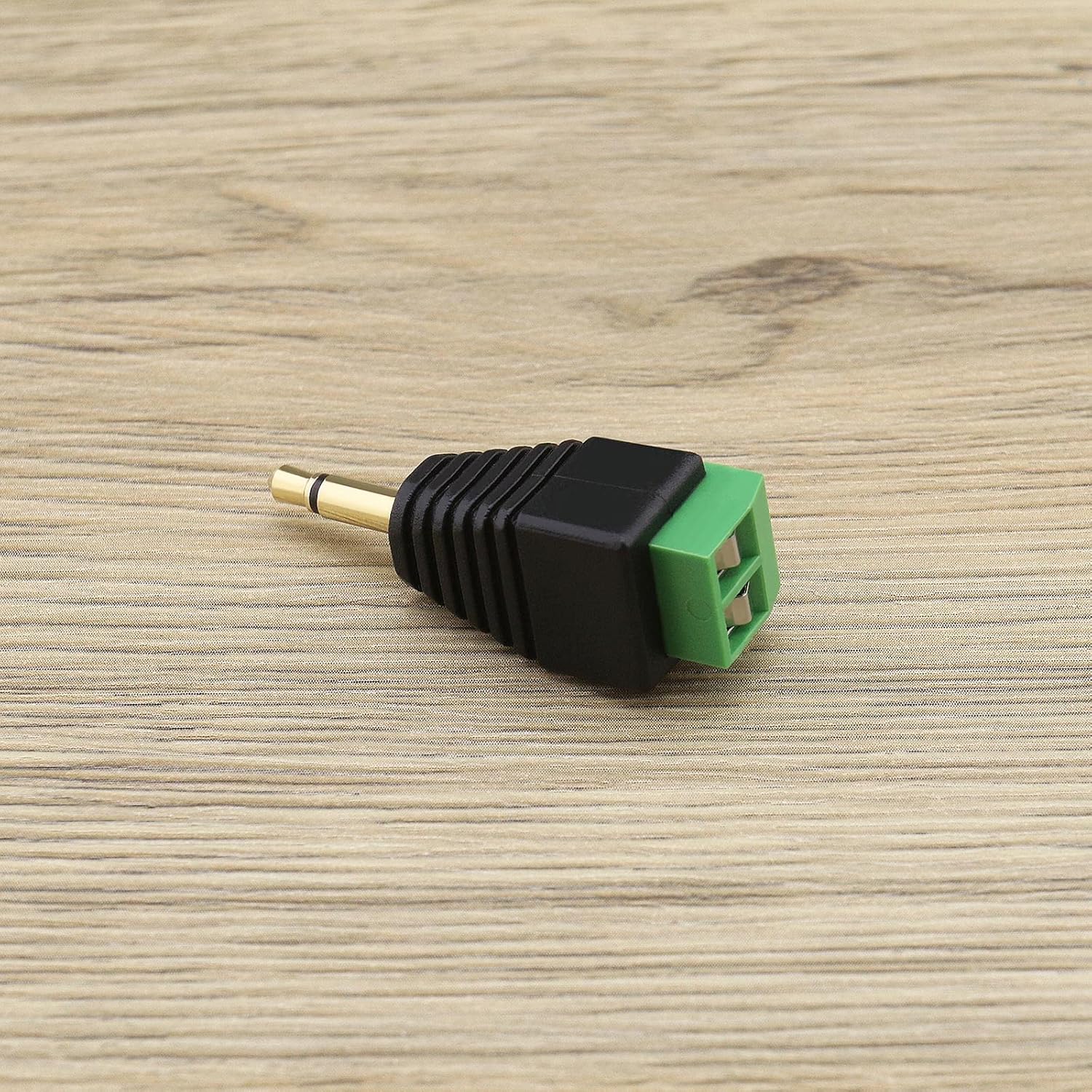 eMagTech Conector de alimentación macho sin soldadura de 0.138 in, bloques de terminales de tornillo mono de 0.138 in, accesorios para micrófono,