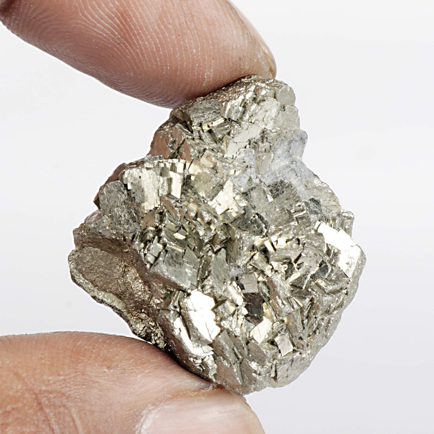 gemhub Pirita dorada natural de 97.85 quilates, sin cortar, sin tratar, piedra preciosa suelta de oro en bruto para la fabricación de joyas, Joya,
