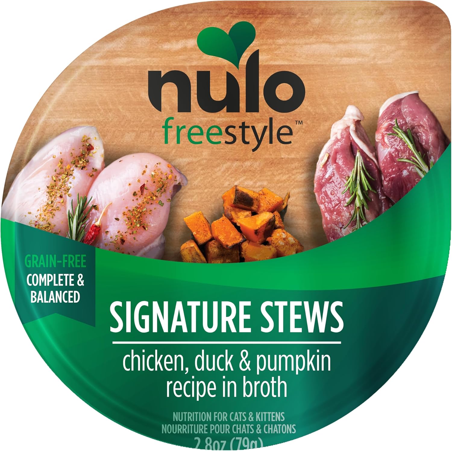 Nulo Freestyle – Alimento húmedo para gatos y gatitos, estofado exclusivo, de primera calidad, totalmente natural, sin cereales, sin minerales ni