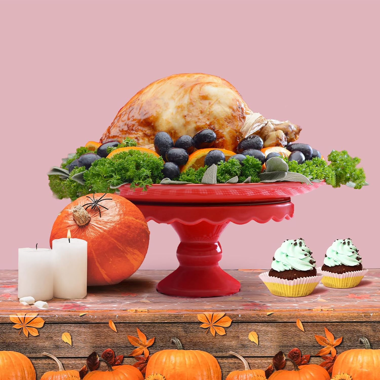 Hosuly 3 manteles de otoño, mantel de plástico desechable con calabaza de Acción de Gracias, funda de plástico para mesa, rectangular, calabaza,