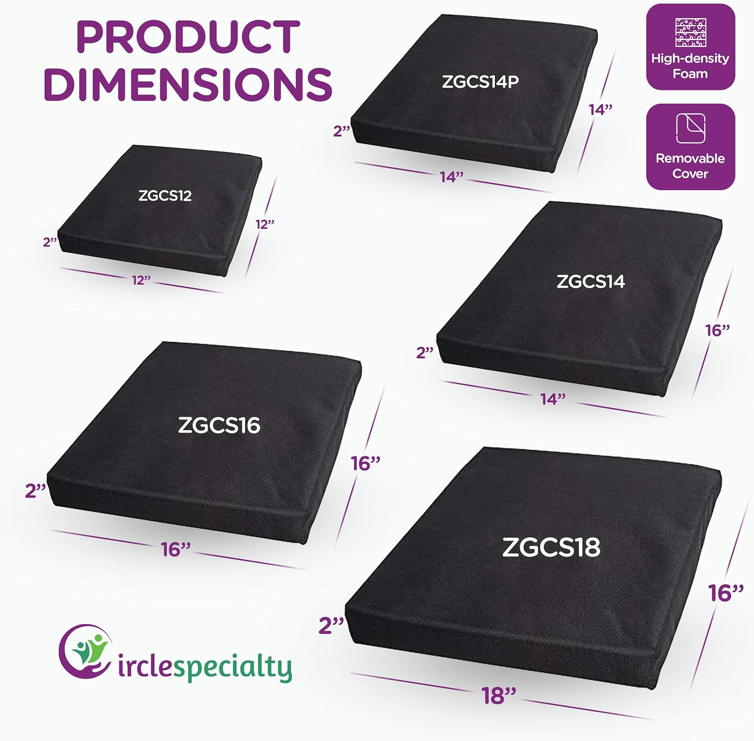 Ziggo – Cojín universal para sillas de ruedas pediátricas plegables para niños, adolescentes y adultos jóvenes