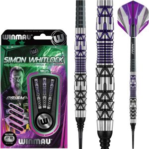 Winmau Simon Whitlock Dynamic Special Edition – Juego de dardos de tungsteno con vuelos y tallos (ejes) Winmau Simon Whitlock Dynamic Special Edition – Juego de dardos de tungsteno con vuelos y tallos (ejes)