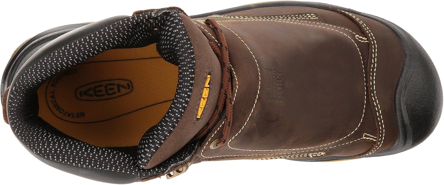 KEEN Utility Botas de trabajo MT Vernon de 6 pulgadas con punta de acero para hombre