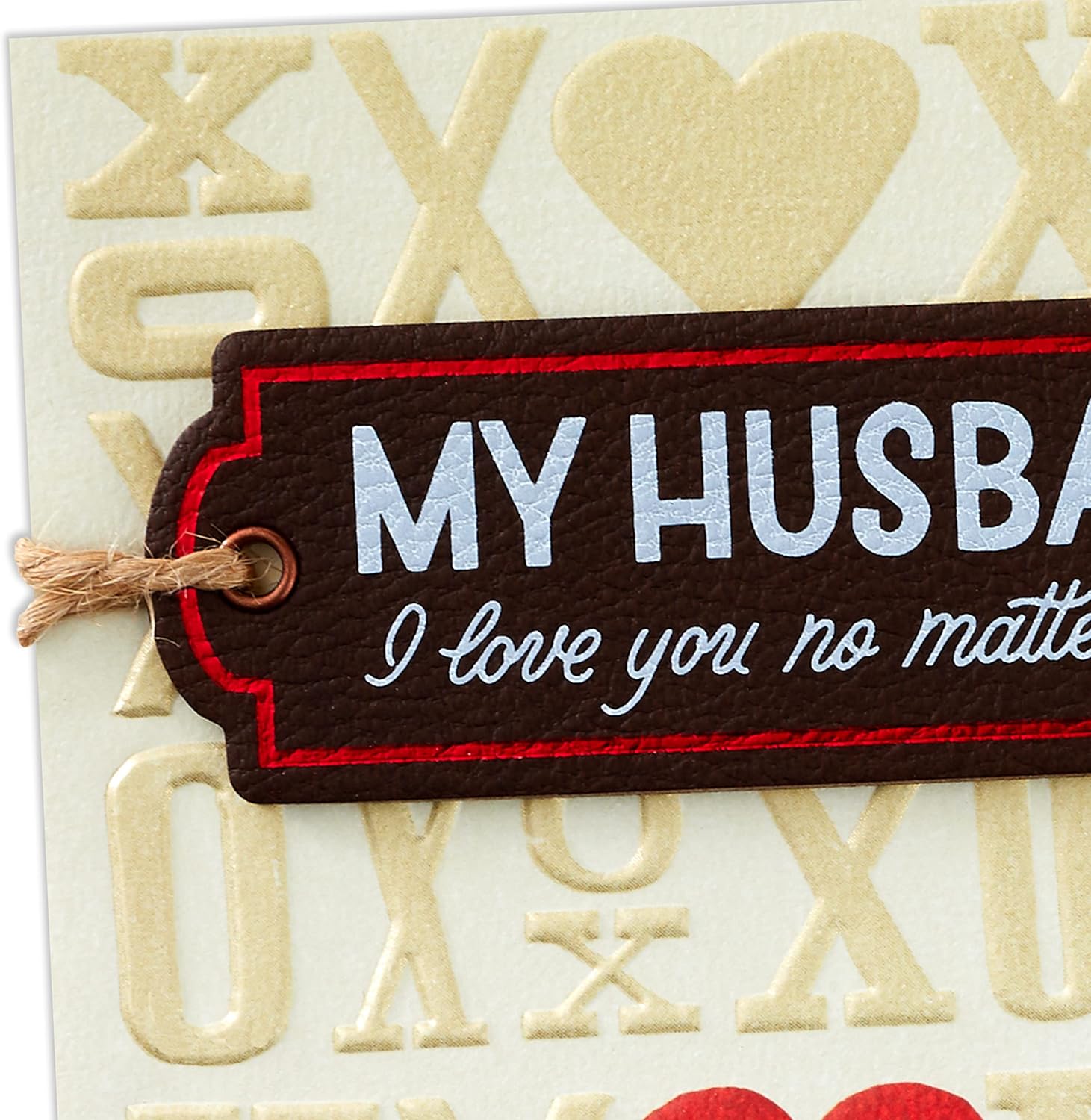 Hallmark Tarjeta de San Valentín para marido (Love You No Matter What)