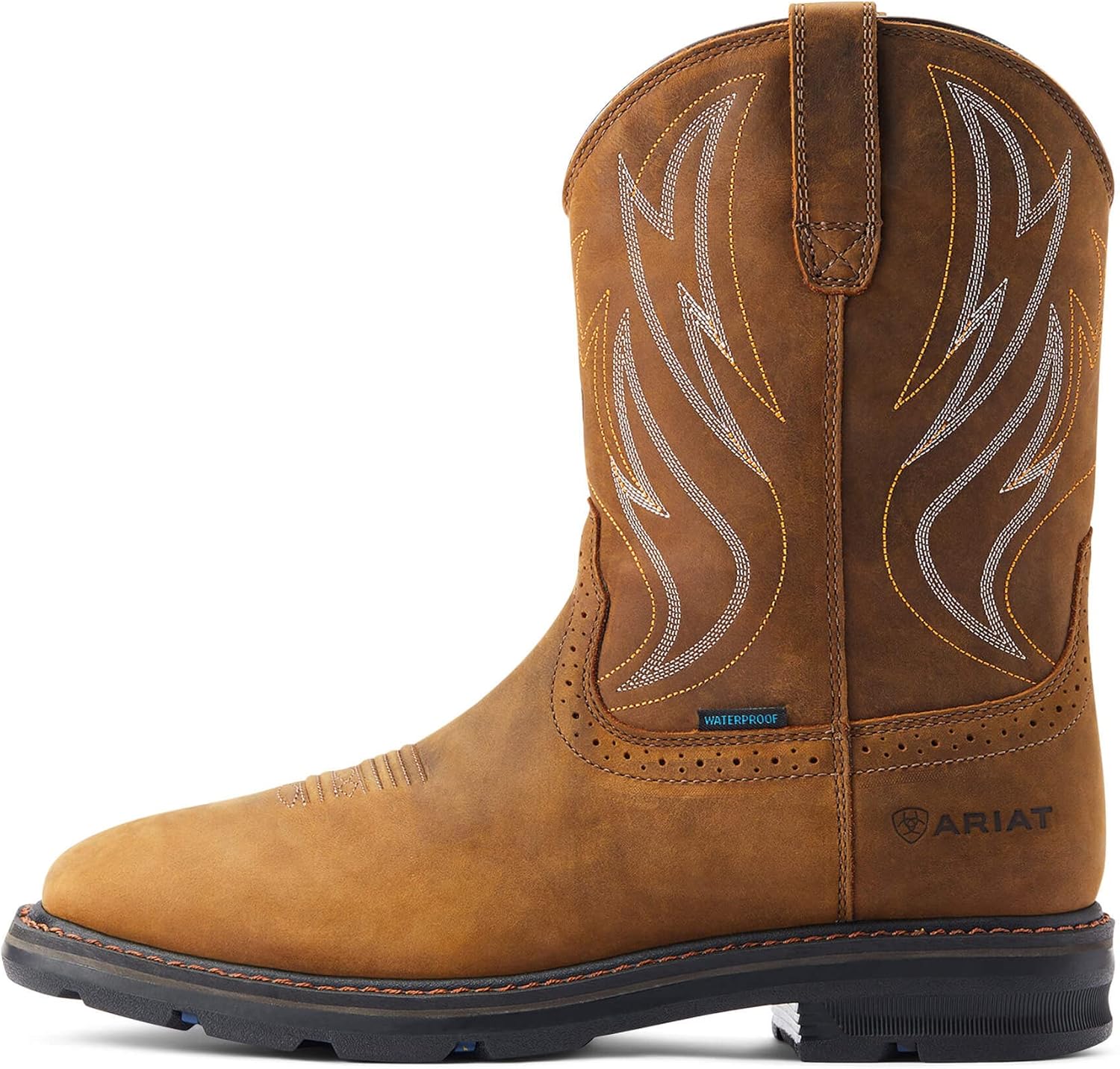 Ariat Sierra Shock Shield – Botas de trabajo impermeables para hombre