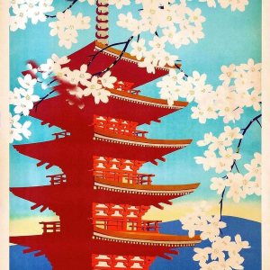 Imán japonés de flores de cerezo de los años 50, estilo vintage de Japón, imán de viaje, hoja magnética de vinilo para taquillas, coches, carteles, Imán japonés de flores de cerezo de los años 50, estilo vintage de Japón, imán de viaje, hoja magnética de vinilo para taquillas, coches, carteles,