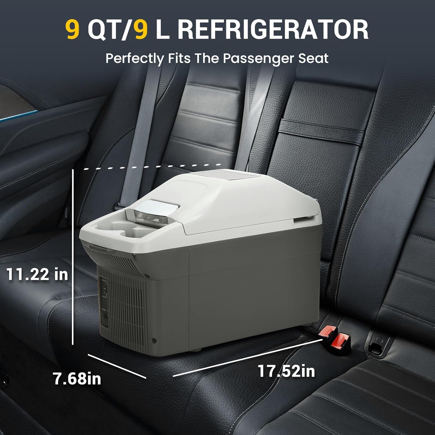 Refrigeradorcalentador de coche de 12 V, 8 cuartos (9L) 41149, 12 voltios DC y 110V CA, refrigerador eléctrico portátil compacto para campamento,