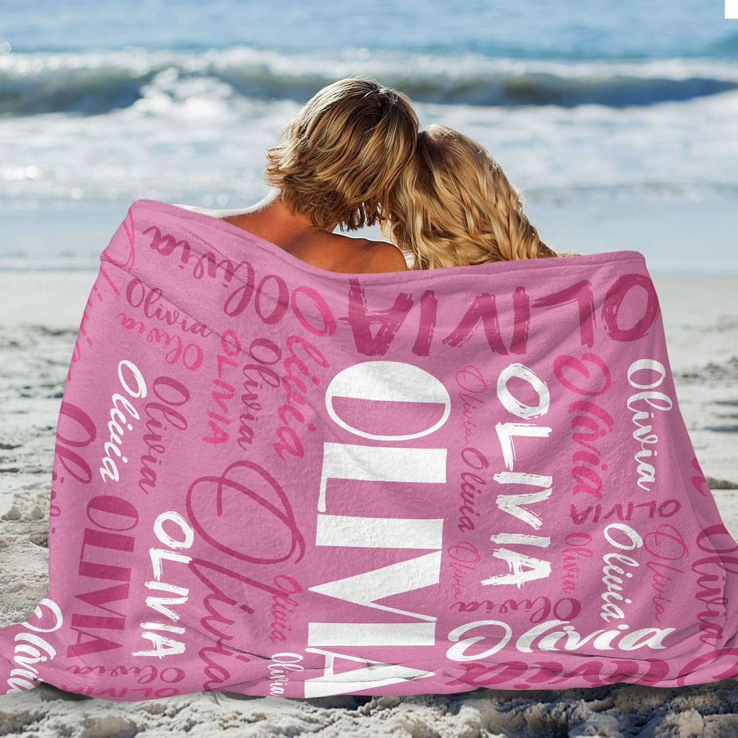 Dr.TOUGH Manta personalizada con nombre para adultos y niños, mantas personalizadas de franela y mantas personalizadas