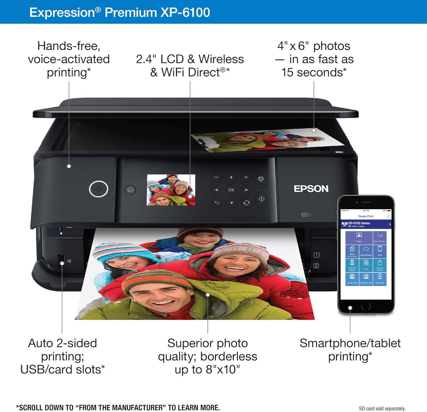 Epson EcoTank ET-2800 Impresora Supertank sin cartuchos con escaneo y copia, la impresora básica ideal para el hogar, impresora fotográfica