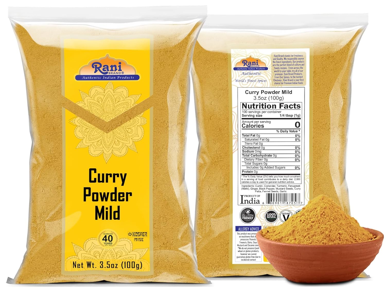 Rani – Curry en polvo suave