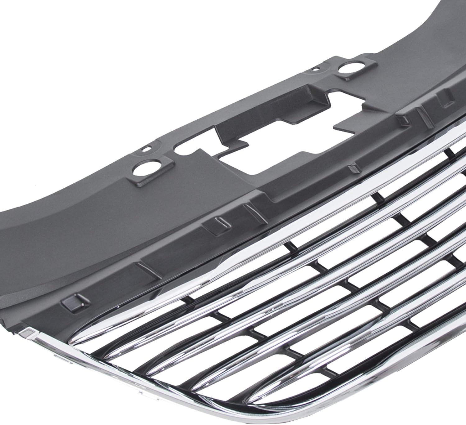 ECOTRIC Parrilla delantera compatible con Chrysler 200 Sedan 68082050AE CH1200353 2011-2014 Parachoques superior del radiador parrilla del capó del