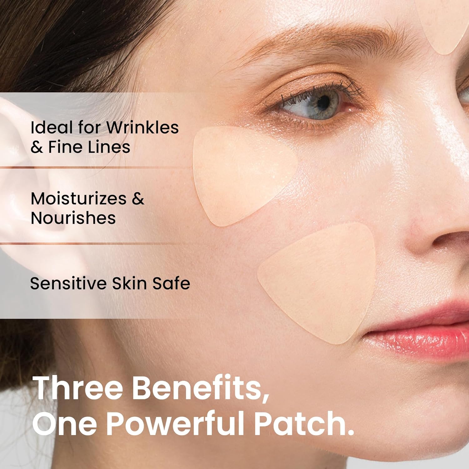 NURIVE CoreVital Advanced – Cinta invisible para levantamiento de cara, parches antienvejecimiento durante la noche, líneas de frente, líneas de