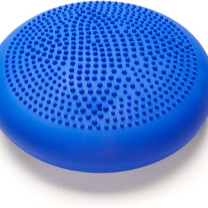 Black Mountain Products Disco de estabilidad de equilibrio de serie profesional con bomba de mano Black Mountain Products Disco de estabilidad de equilibrio de serie profesional con bomba de mano