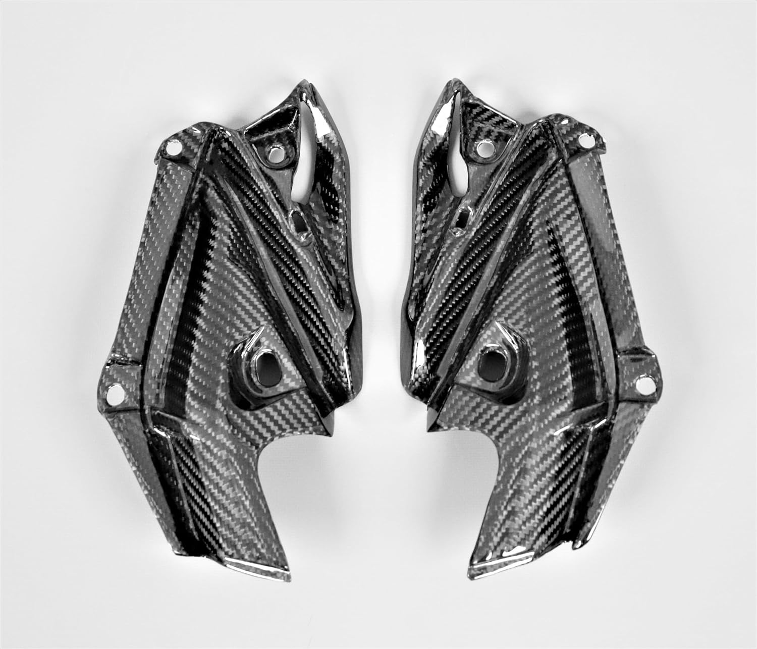 Paneles laterales de fibra de carbono para Kawasaki Z900 2017-2019