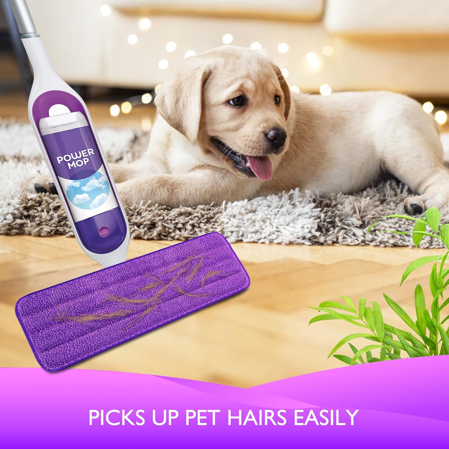 Almohadillas reutilizables para mopa eléctrica compatibles con Swiffer PowerMop – Recambios de almohadillas Swifter Power Mop – Almohadillas de
