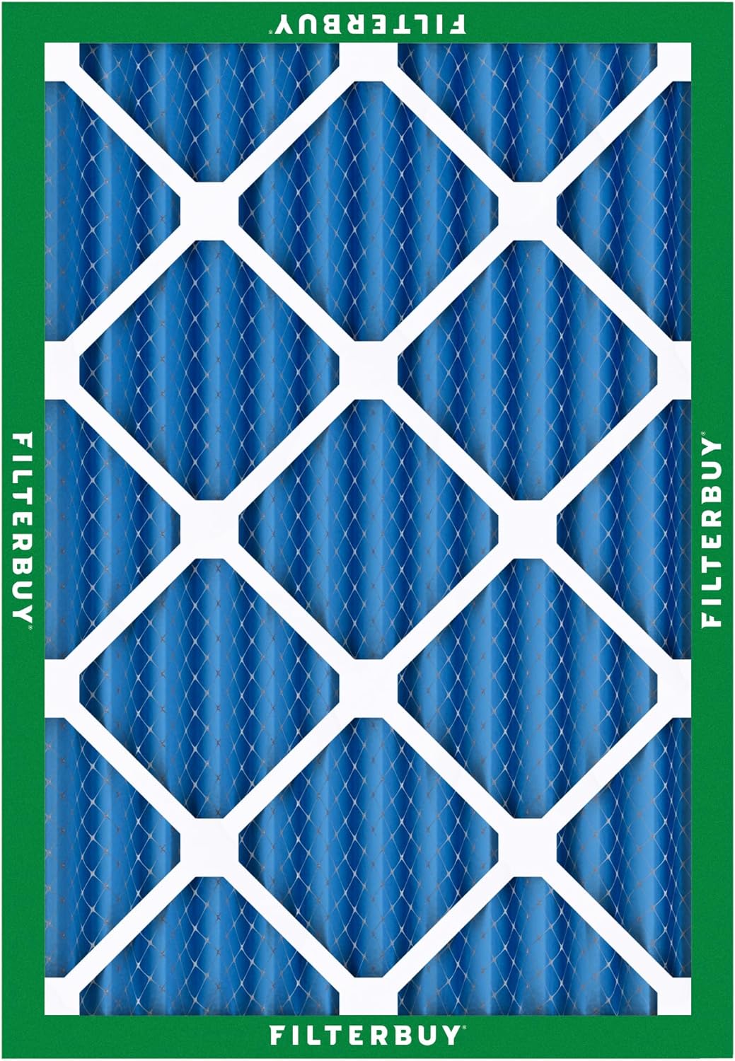 Filterbuy Filtro de aire MERV 13 de 10 x 17 x 2 pulgadas (4 unidades), filtros exteriores plisados de repuesto para sistema de filtración de aire